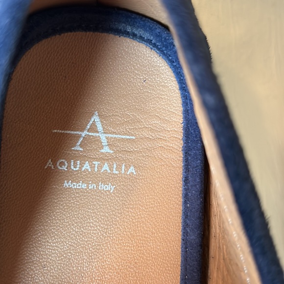 Aquatalia blue suede driving shoes size 9M - Picture 3 of 4